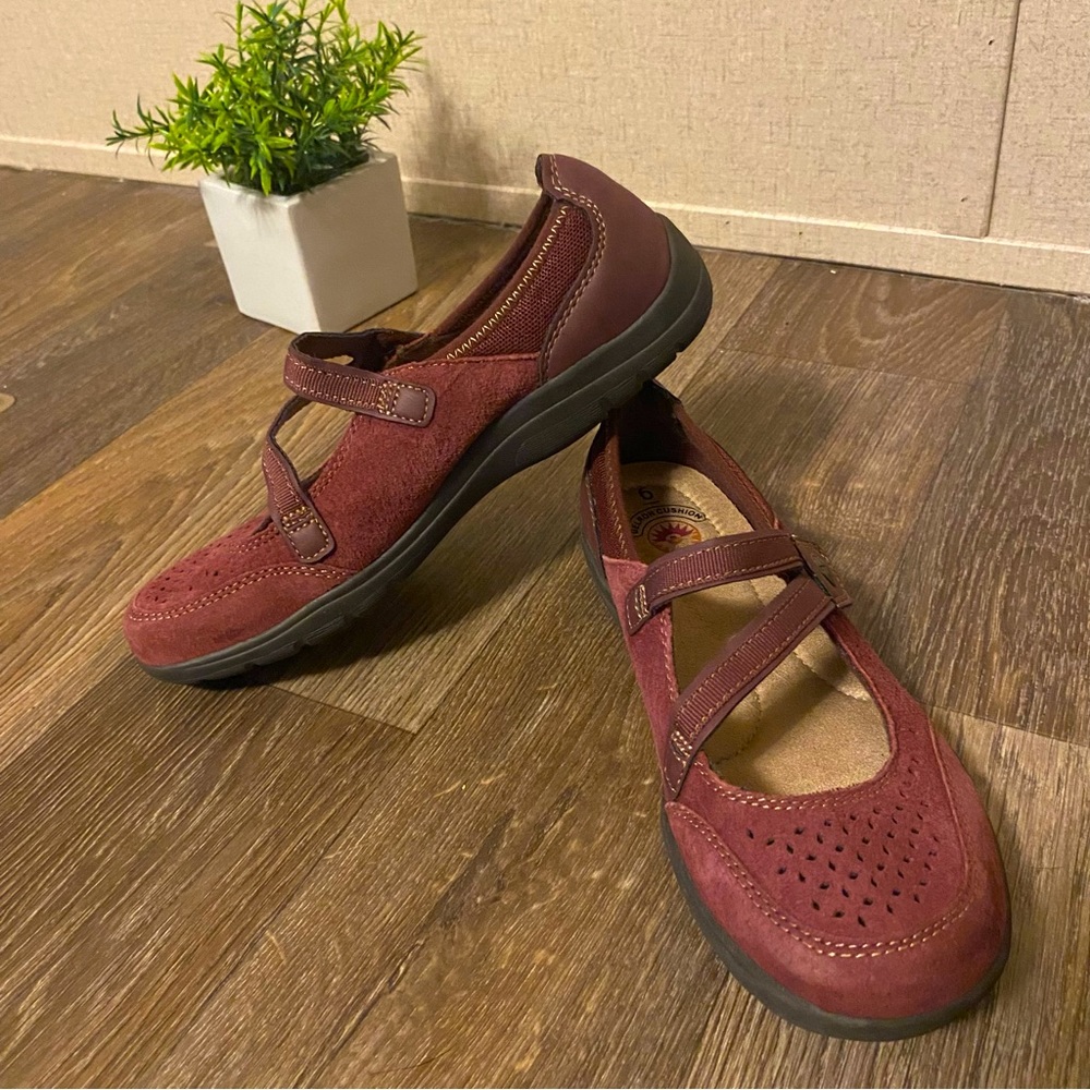 Earth Spirit Paxton Mary Janes Gelron Cushion Size 6